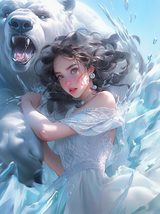 Beautiful Girl | Diamond Painting