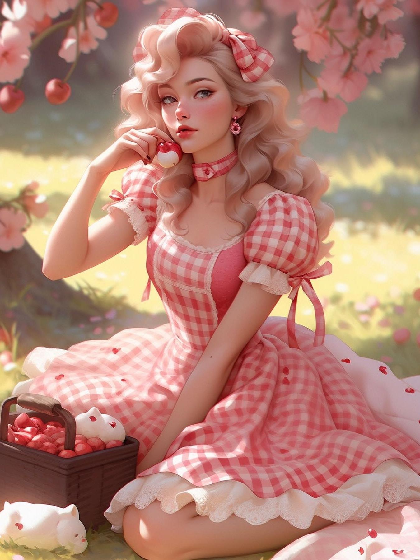 Beautiful Girl | Diamond Painting