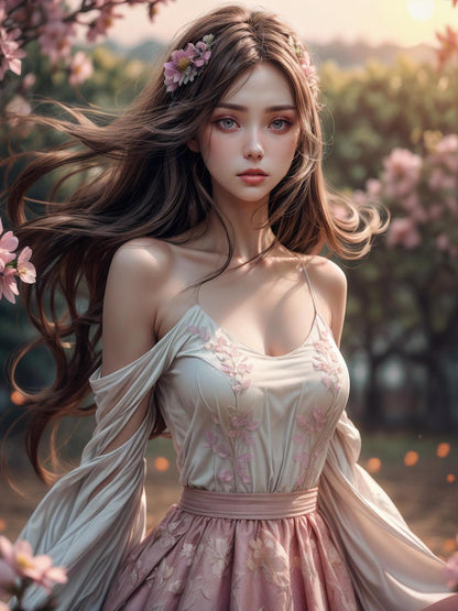Beautiful Girl | Diamond Painting
