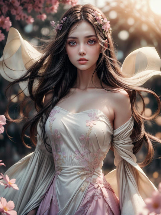 Beautiful Girl | Diamond Painting