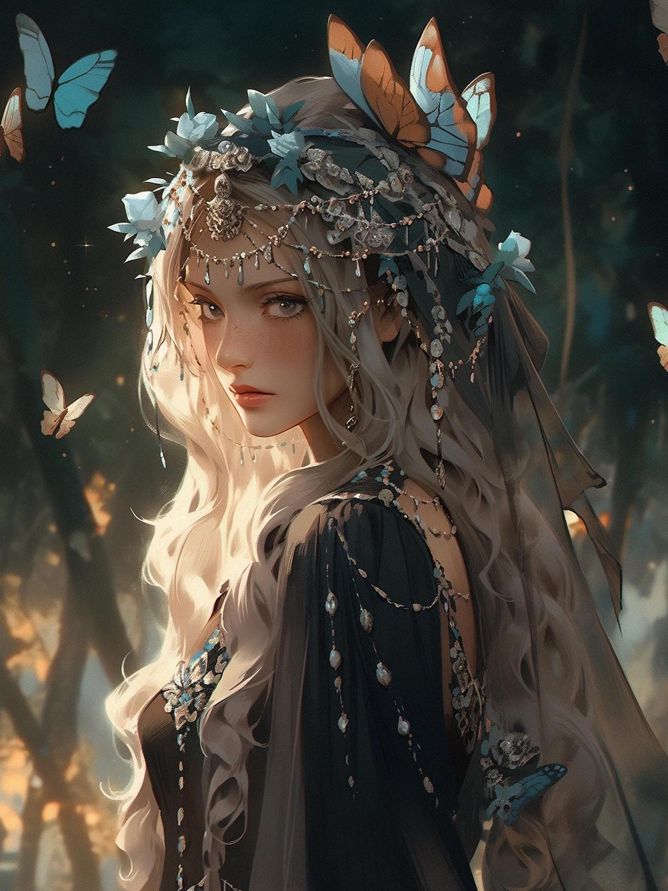 Beautiful Girl | Diamond Painting