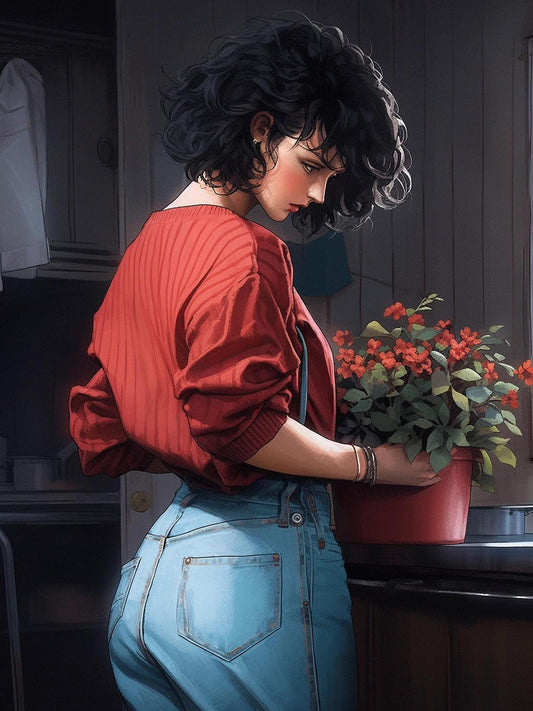 Beautiful Girl | Diamond Painting