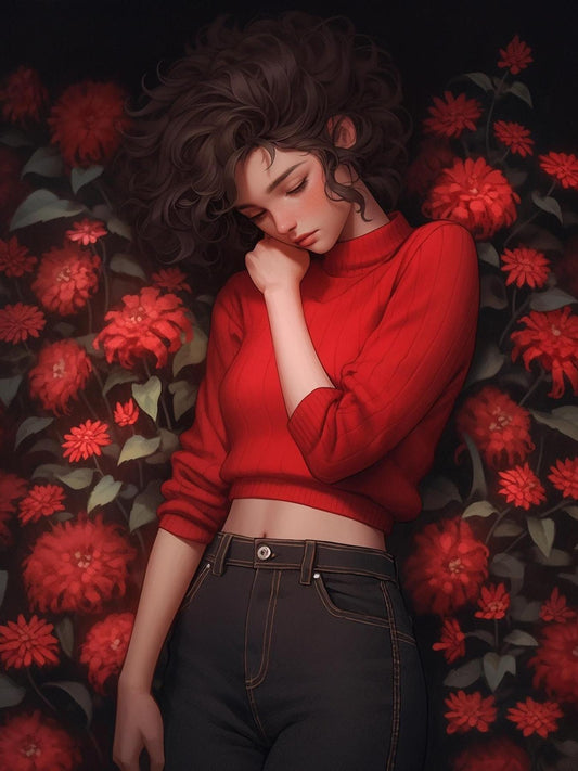 Beautiful Girl | Diamond Painting