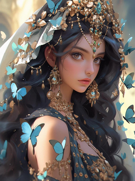 Beautiful Girl | Diamond Painting