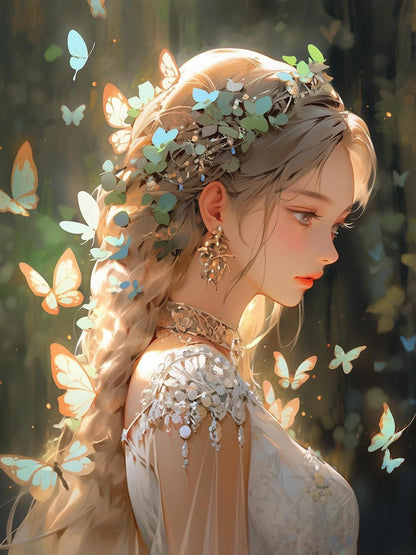 Beautiful Girl | Diamond Painting