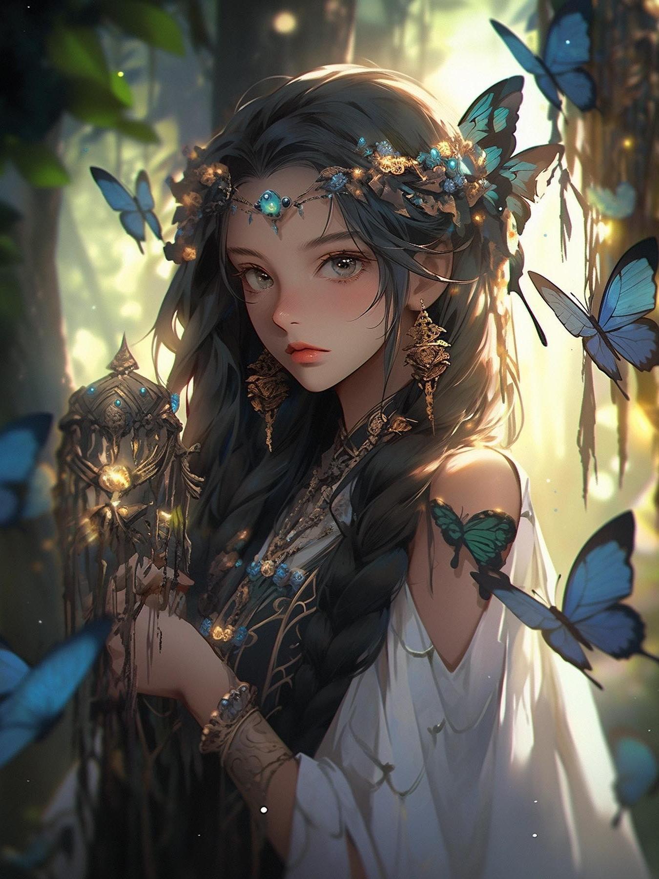 Beautiful Girl | Diamond Painting