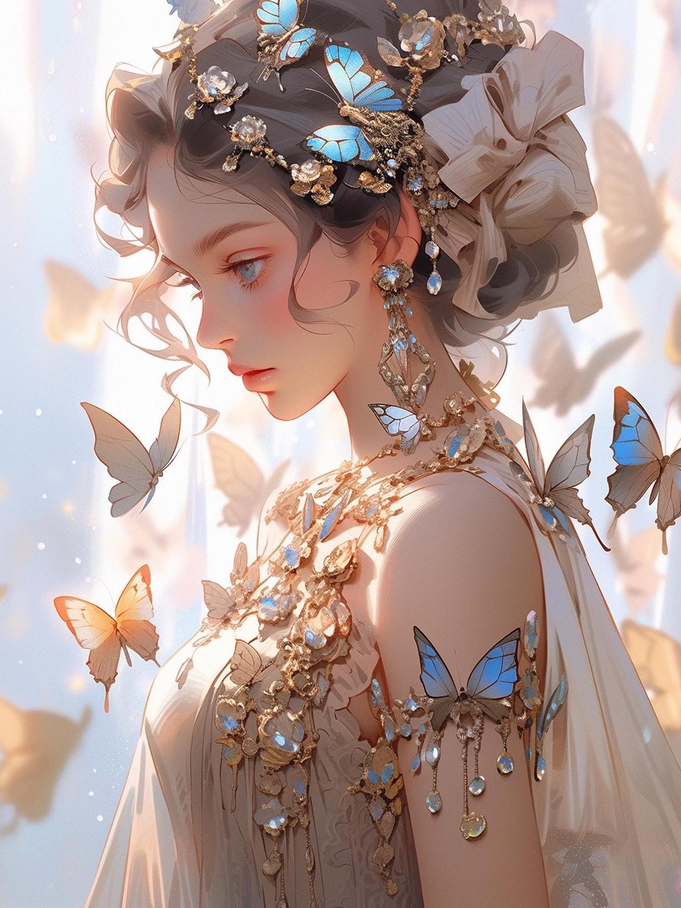 Beautiful Girl | Diamond Painting