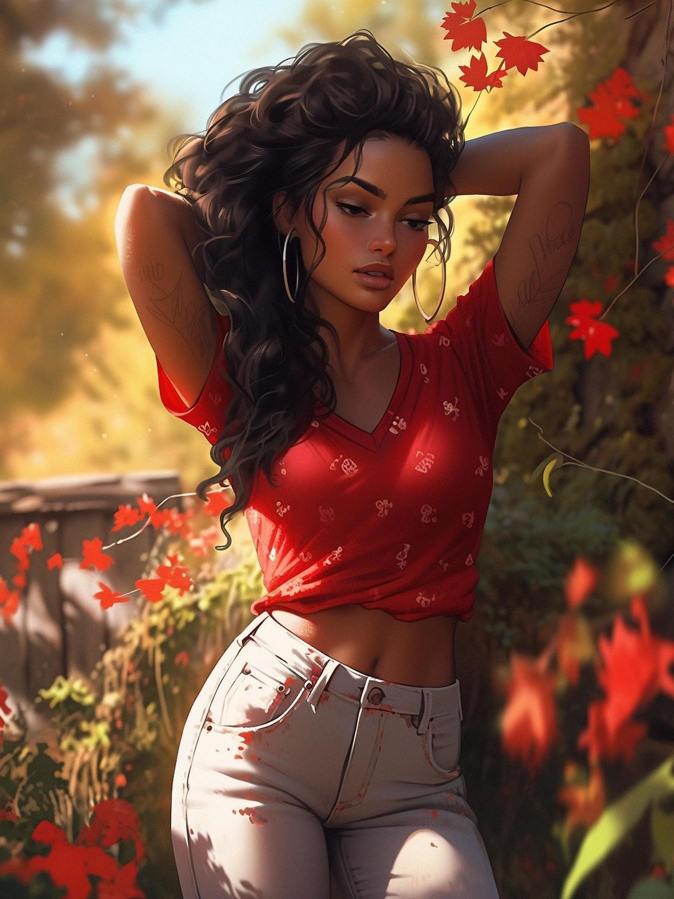 Beautiful Girl | Diamond Painting