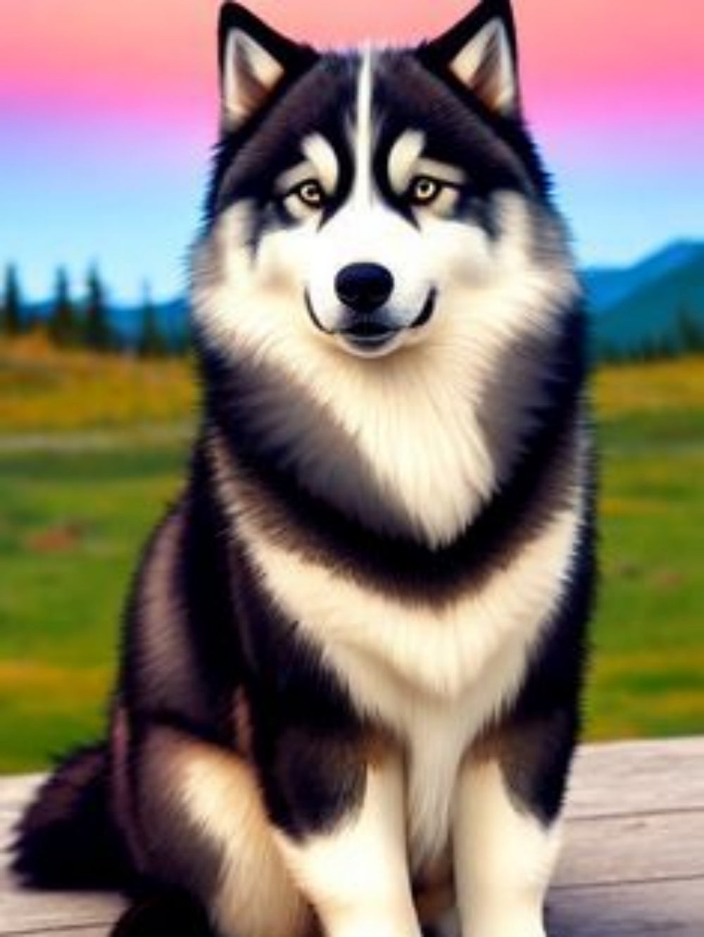 Husky Dog | Diamond Painting