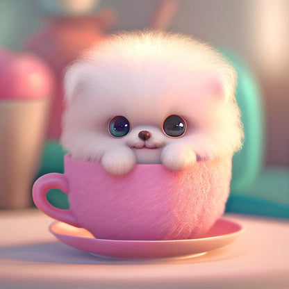 Pomeranian Dog | Diamond Painting