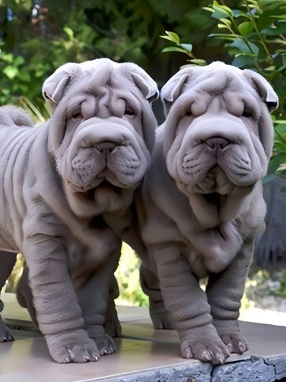 Shar Pei Dog | Diamond Painting