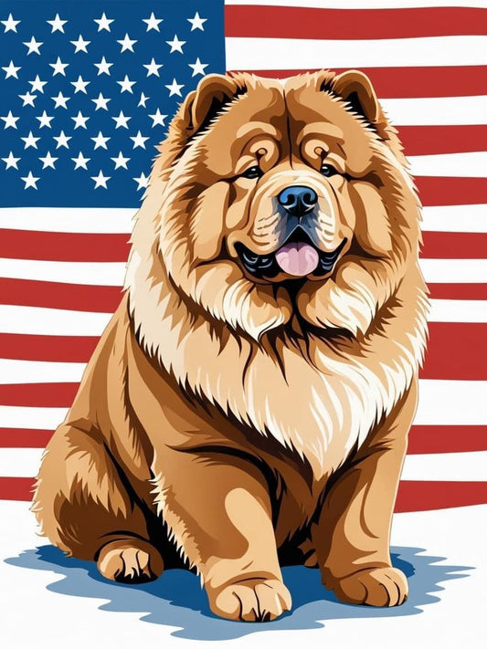 Dog Chow Chow | Diamond Painting