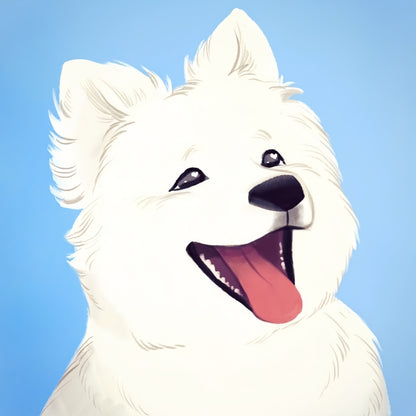 Samoyed Dog | Diamond Painting