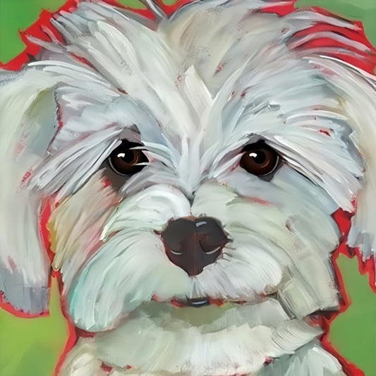 Maltese Dog | Diamond Painting