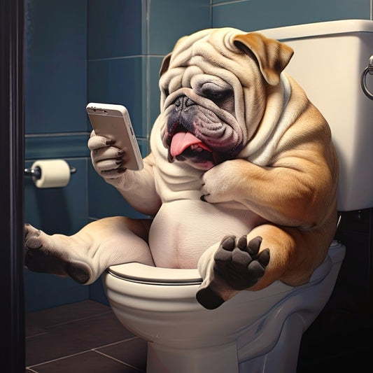 Toilet Dog | Diamond Painting