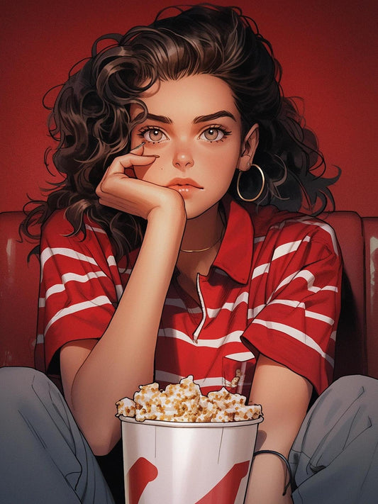 Beautiful Girl | Diamond Painting