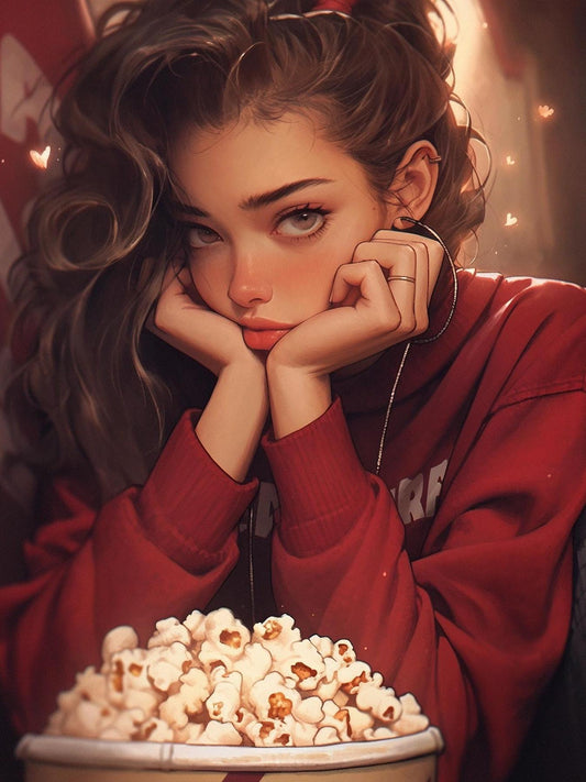 Beautiful Girl | Diamond Painting