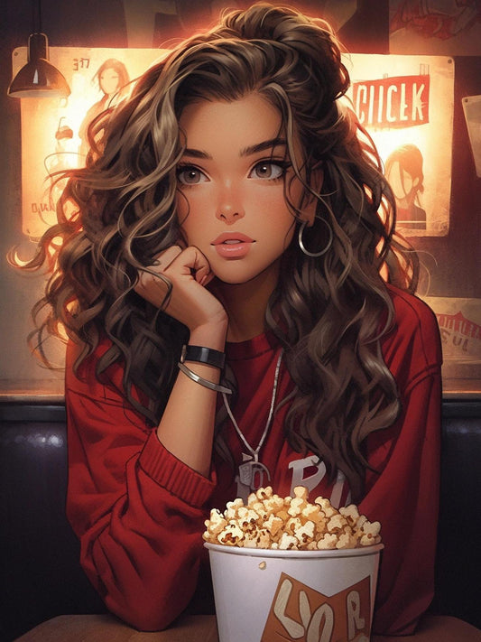 Beautiful Girl | Diamond Painting