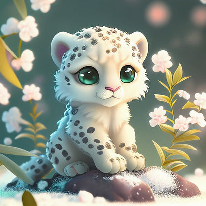 Snow Leopard | Diamond Painting