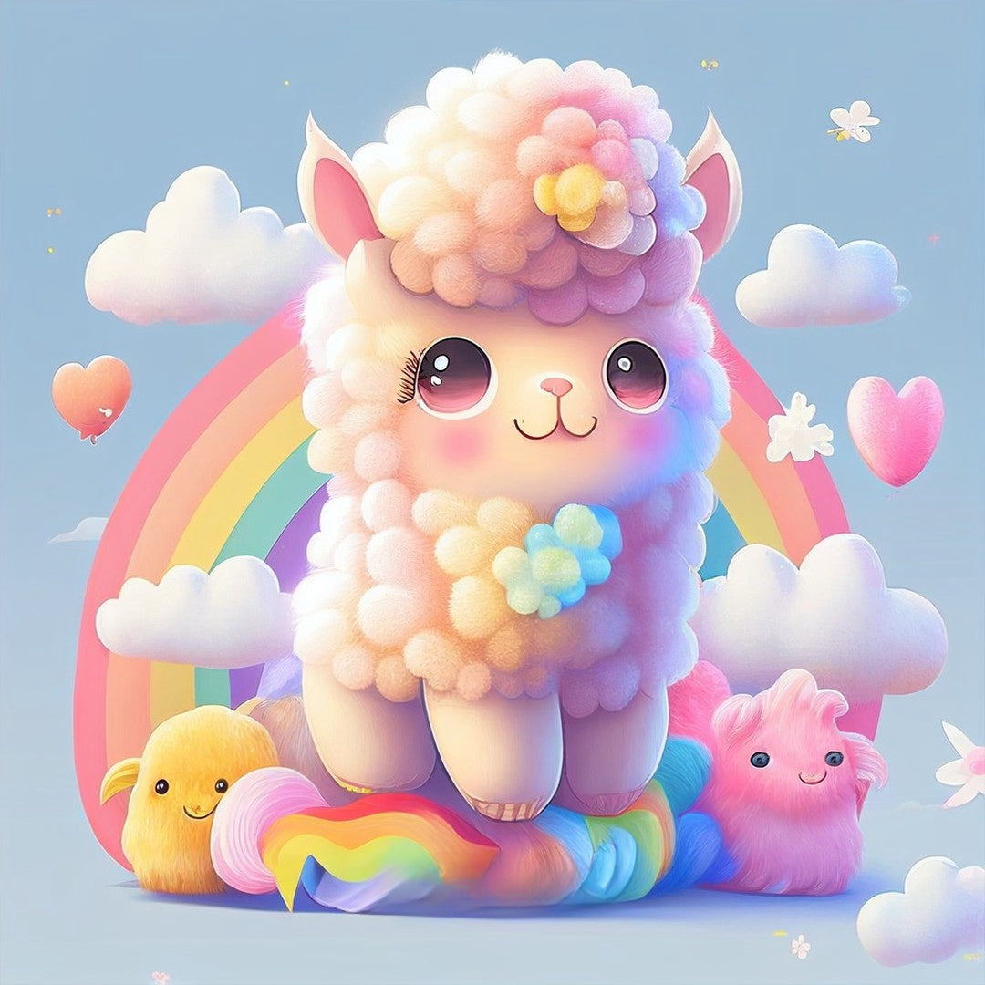 Sheep Goat Alpaca | Diamond Painting