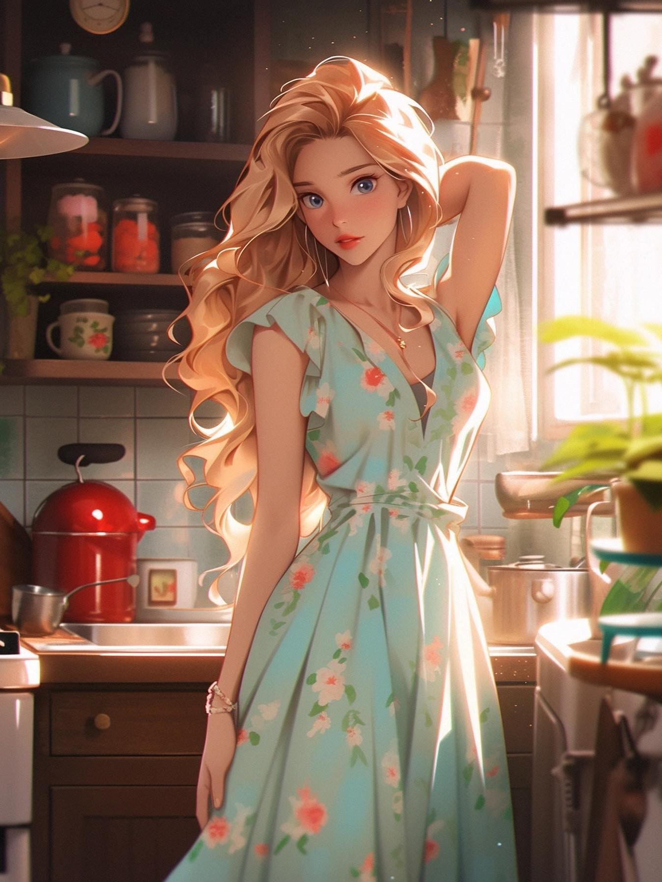 Beautiful Girl | Diamond Painting