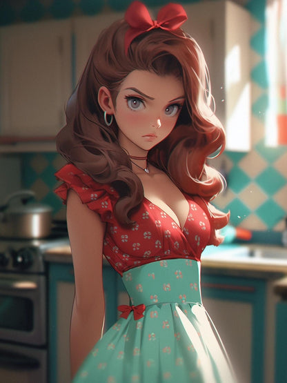 Beautiful Girl | Diamond Painting