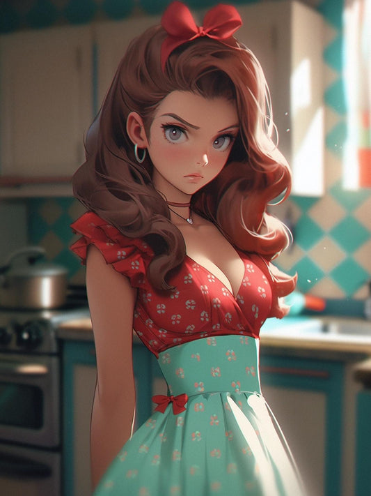 Beautiful Girl | Diamond Painting