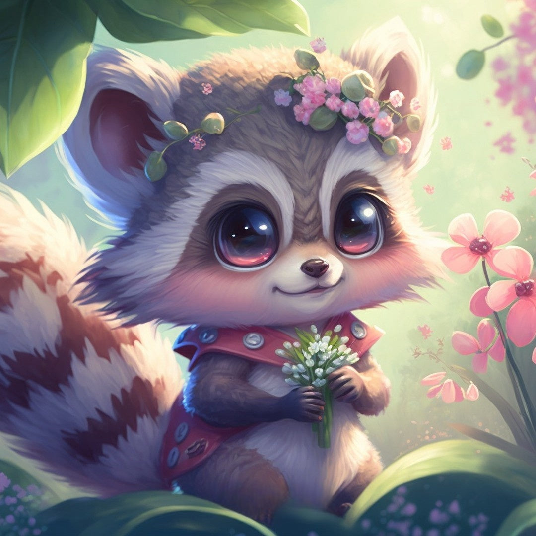 Raccoon | Diamond Painting