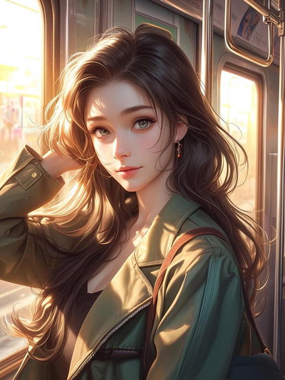 Beautiful Girl | Diamond Painting