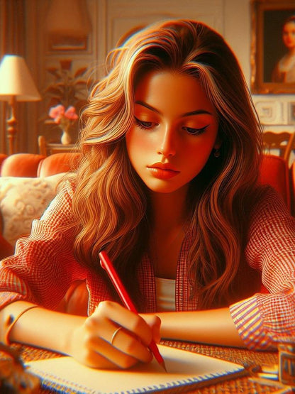 Beautiful Girl | Diamond Painting