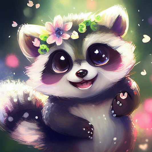 Raccoon | Diamond Painting