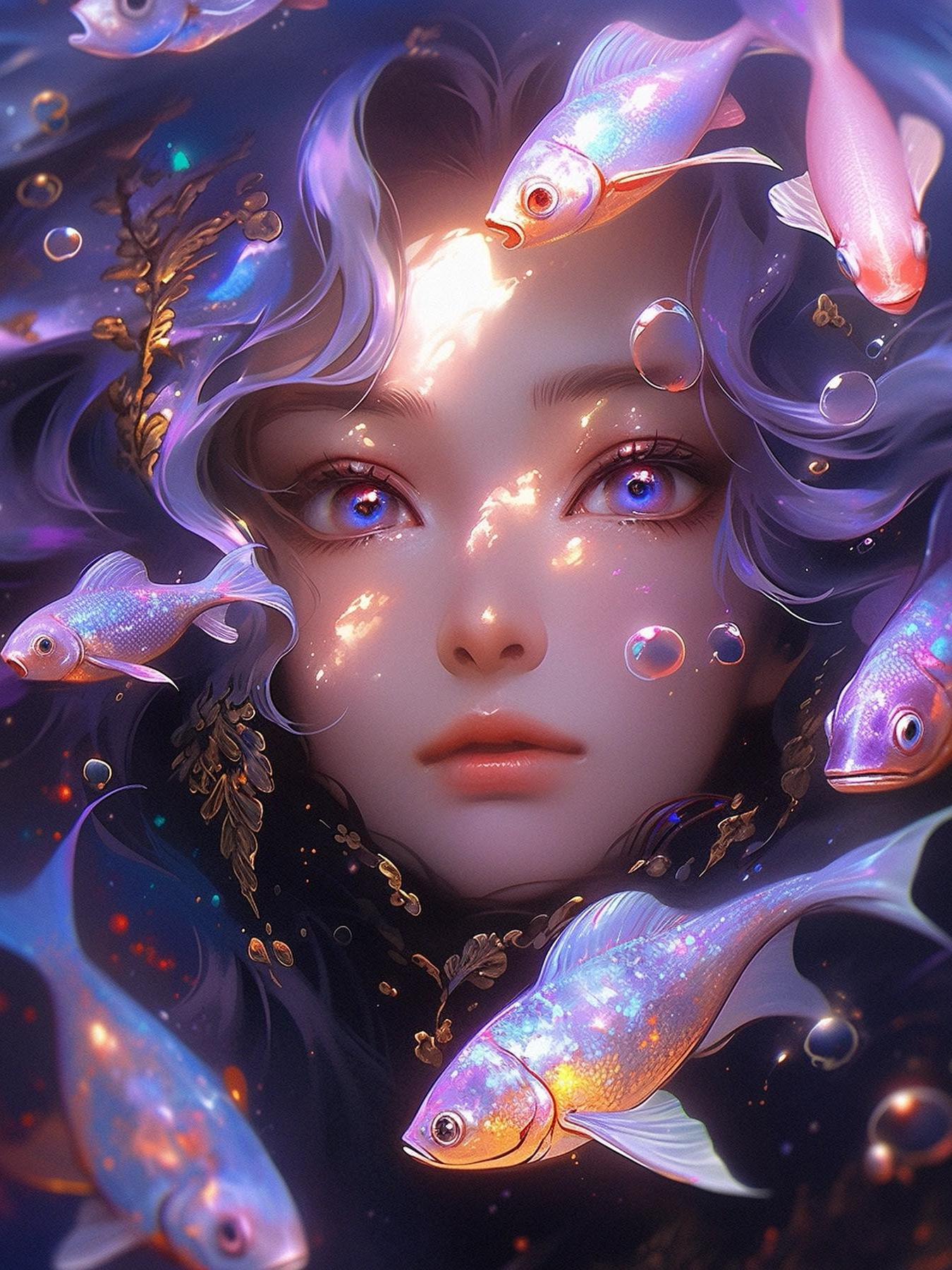 Beautiful Girl | Diamond Painting