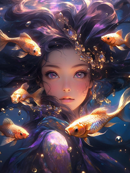 Beautiful Girl | Diamond Painting