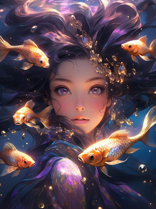 Beautiful Girl | Diamond Painting