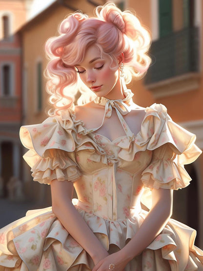 Beautiful Girl | Diamond Painting