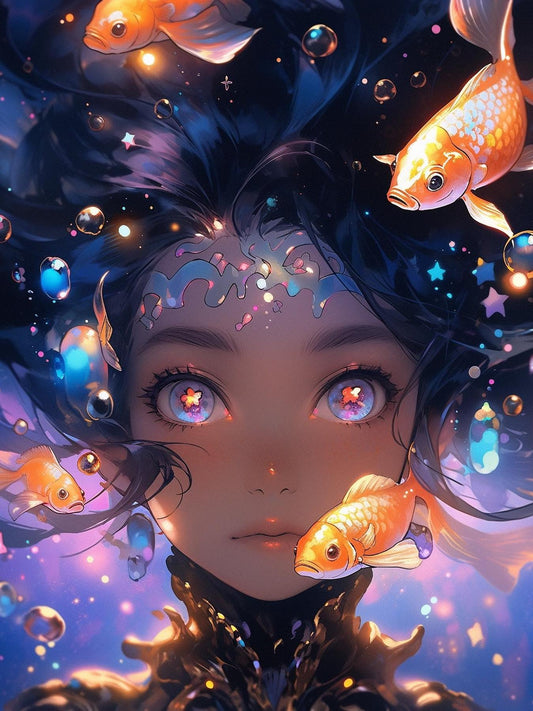 Beautiful Girl | Diamond Painting