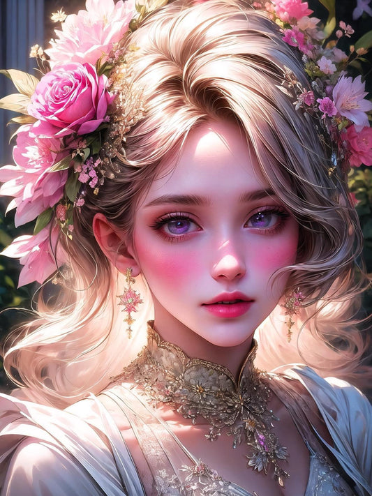 Beautiful Girl | Diamond Painting