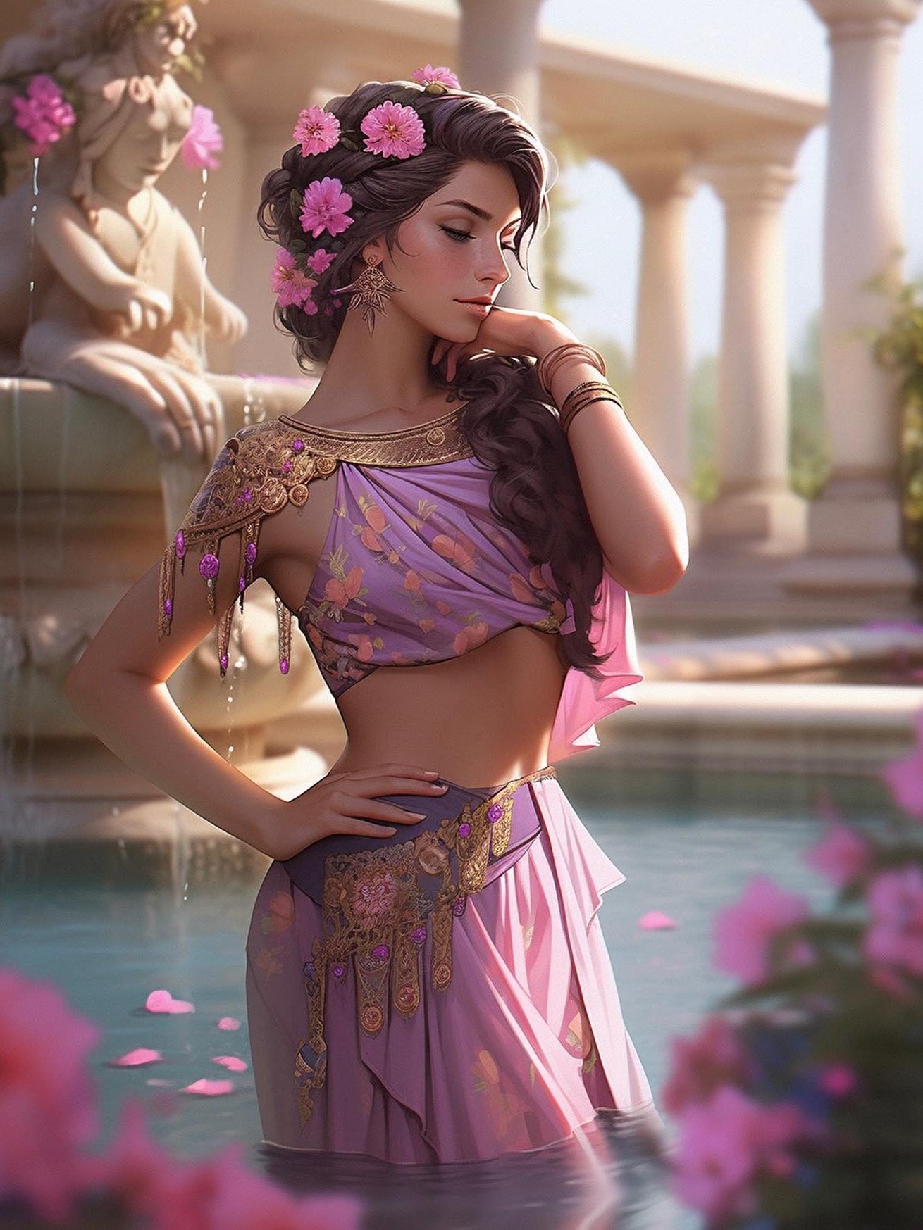 Beautiful Girl | Diamond Painting