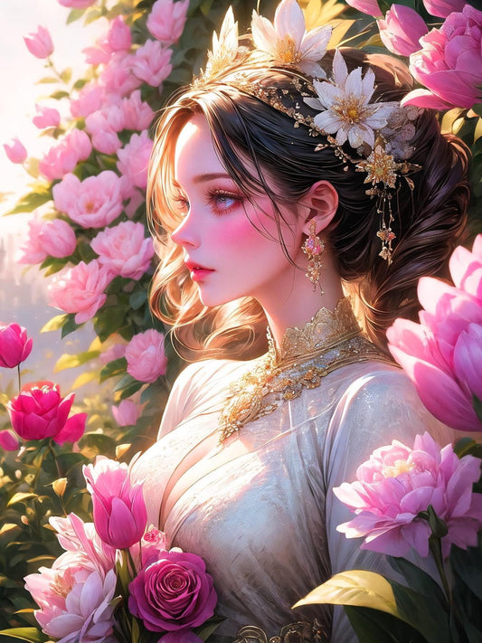 Beautiful Girl | Diamond Painting