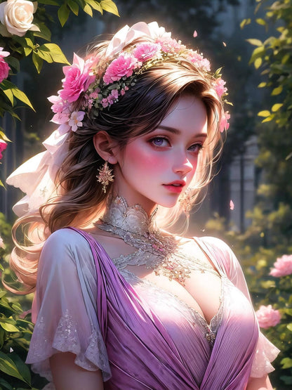 Beautiful Girl | Diamond Painting