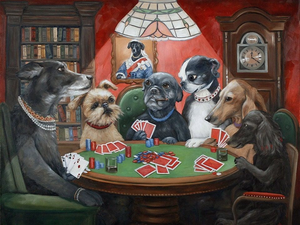 Playing Poker Dog | Diamond Painting