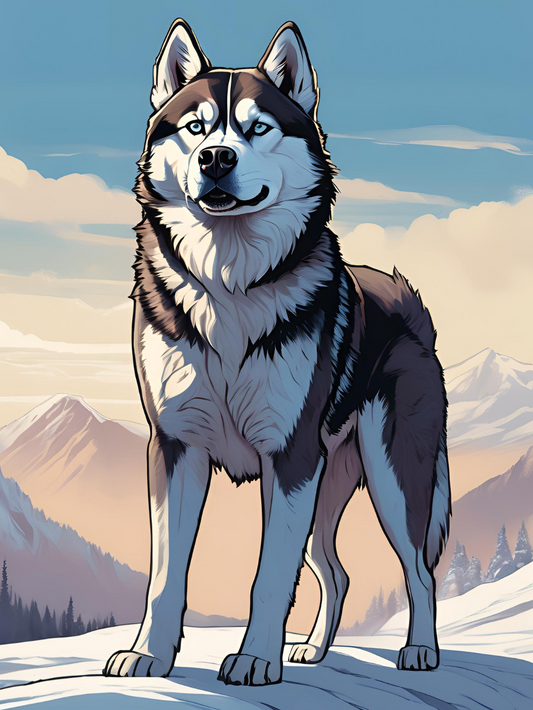 Husky Dog | Diamond Painting