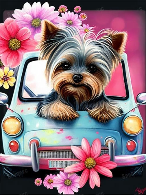 Dog Yorkie | Diamond Painting
