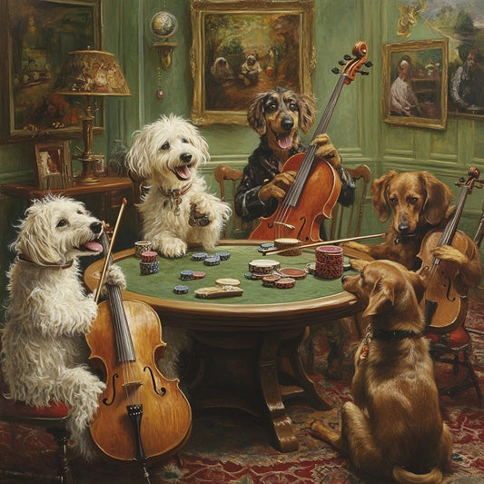 Playing Poker Dog | Diamond Painting