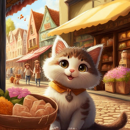 Bell Cat | Diamond Painting