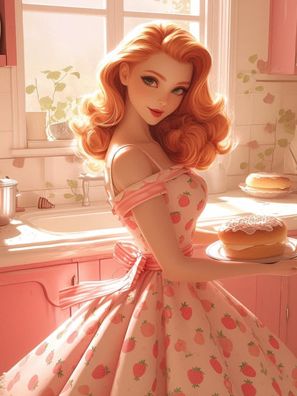 Beautiful Girl | Diamond Painting
