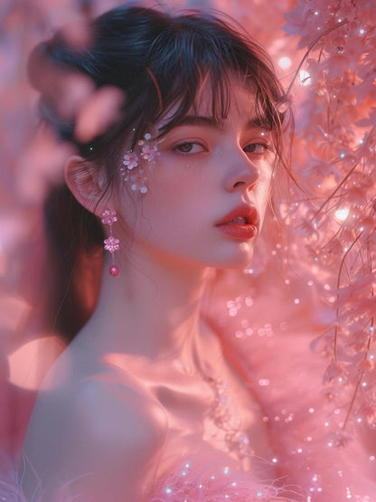 Beautiful Girl | Diamond Painting