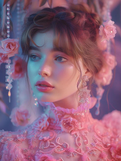 Beautiful Girl | Diamond Painting