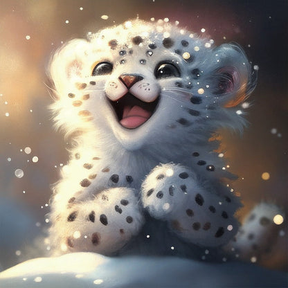Snow Leopard | Diamond Painting