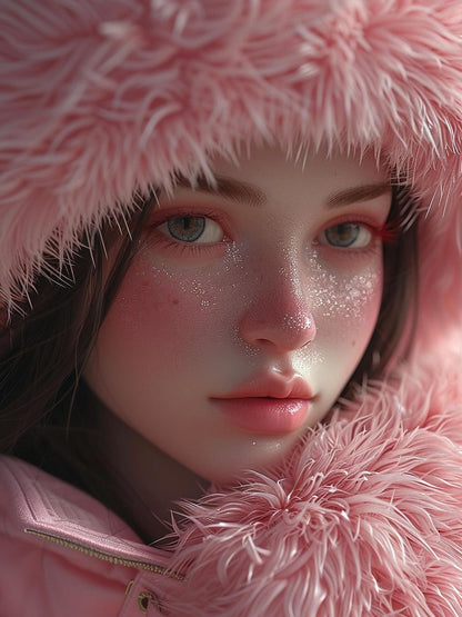 Beautiful Girl | Diamond Painting